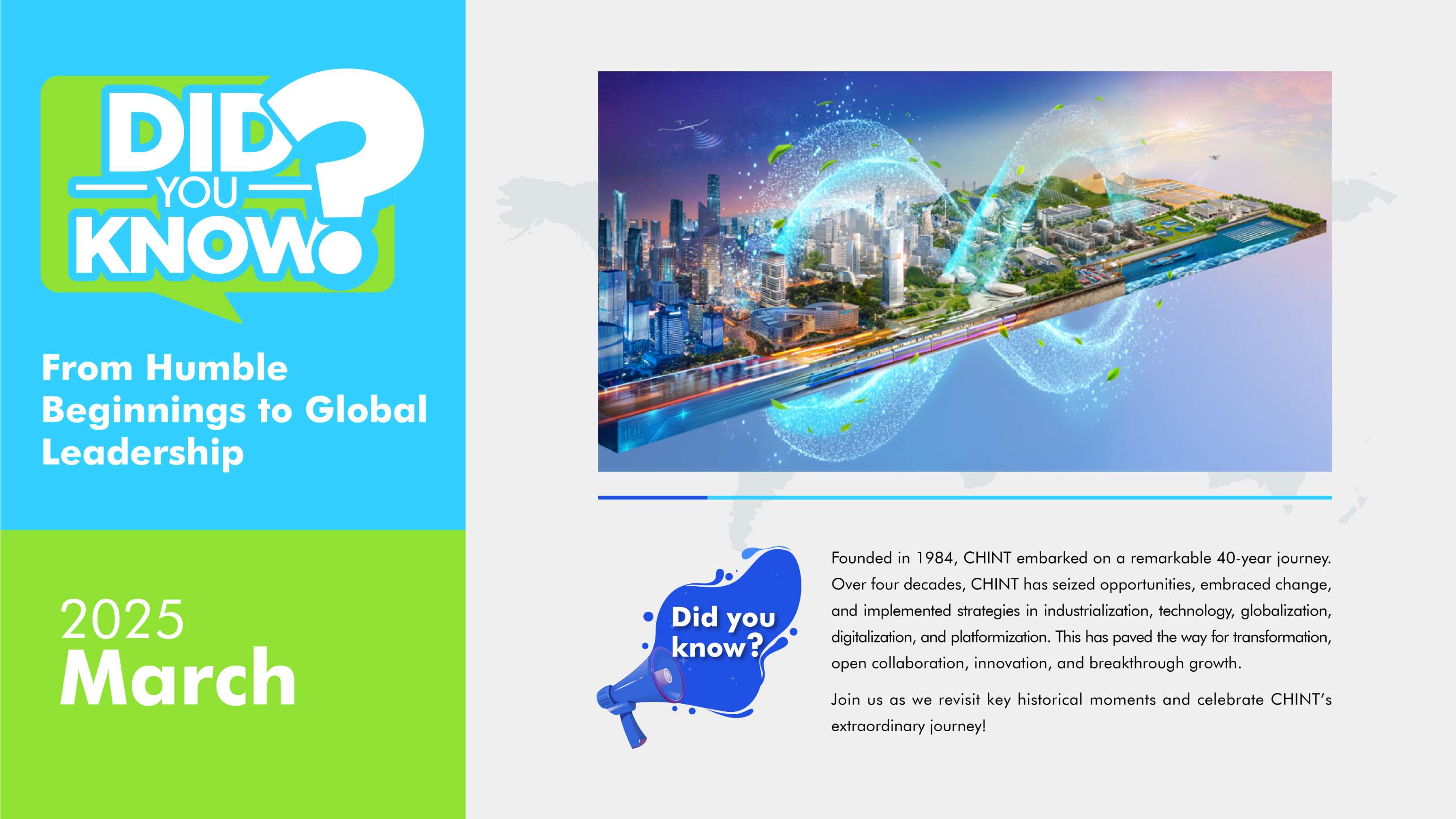 Did you know CHINT—From Humble Beginnings to Global Leadership